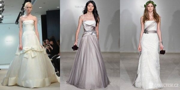 Šaty na svatbu od návrhářky Vera Wang