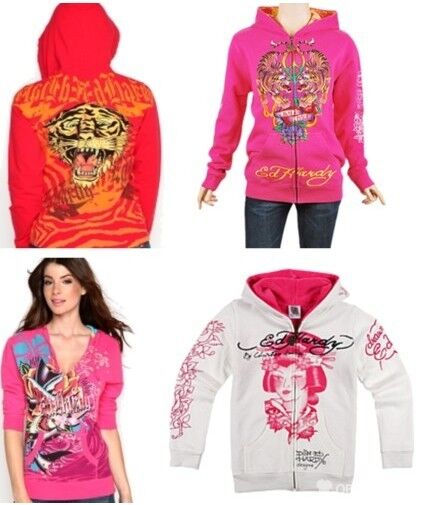 Ed Hardy v růžové a červené