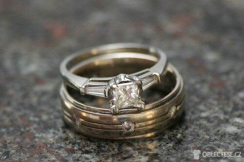 Snubní a zásnubní prsten, autor: Drew And Merissa
