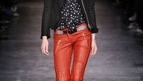 Kožené kalhoty - podzimní trend