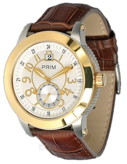 Hodinky s koženým řemínkem, autor: prim