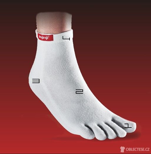 Sportovní prstové ponožky jsou ze stoprocentní bavlny, autor: andy mataldo