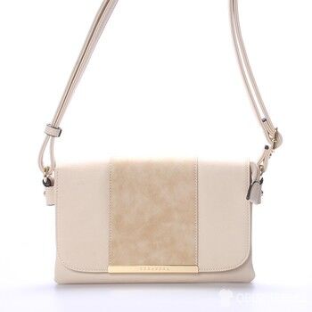 Dámská luxusní crossbody kabelka béžová – Hexagona Francesca, cena 1190,– Kč